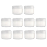 Maxbell Maxbell Refillable Plastic Empty Face Cream Cosmetic Container with Lid Clear-100g