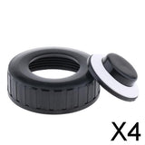 Maxbell 4xIBC Tote Tank Valve Cover Lid Cap 78mm Fine Thread Water Tank Parts Fitting