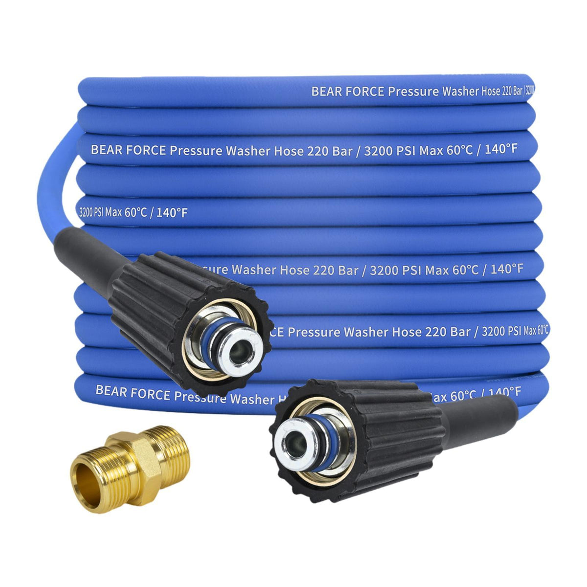 Maxbell High Pressure Washer Hose 32.8ft M22 Thread for Driveway Cleaning Car Window A