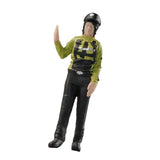 Maxbell 1/64 Scale Female Police Figures Layout Realistic Collection Resin Figurines Stop gesture