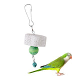 Maxbell Bird Toys Swing Hanging Ring w/Hook +Chew Toy Teeth Clean for Cockatiels Parrot