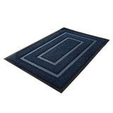 Maxbell Front Door Mat Living Room Nonslip Hotel Durable Front Porch Welcome Doormat 60cmx90cm Blue