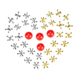 Maxbell Jacks Game with Ball Classic Night Party Favor Kids Adults Family Table Game