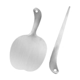 Maxbell Meat Scraping Tool 304 Stainless Steel Baking Tool Fuding Meat Slice Scraper