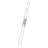 Maxbell Grilling Skewers Roasting Sticks Metal Grill Skewers for Hot Dogs Sausages 2 Prong
