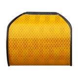 Maxbell Reflective Highway Trail Marker for Driveway Sturdy Stylish Roadside Warning yellow