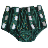 Maxbell Maxbell Men's Breathable Cotton Underwear Patient Reusable Snap-On Incontinence Pant M