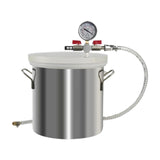 Maxbell Vacuum Degassing Chamber with Lid for Resin Casting Silicones Essential Oils 6L