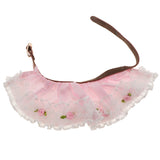 Maxbell Maxbell Pet Dog Cat Lace Rose Flower Collar Wedding Princess Neckerchief Necklace