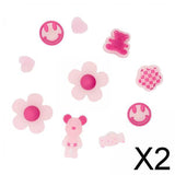 Maxbell 2xBeach Bag Charms Accessories Creative Festival Craft Reusable Handmade Decor Style E