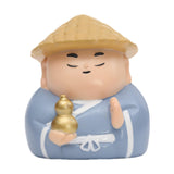 Maxbell Small Figure Sculpture Collectible Resin Ornament for Study Room Indoor Home 5.9x5.7x6.6 cm Blue