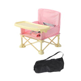 Maxbell Travel Booster Seat Multifunctional with Tray Portable for Infants Boys Kids Pink