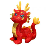 Chinese Dragon Plush Toy Stuffed Dragon Animal Doll for Party Office Holiday
