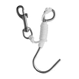 Maxbell Maxbell Scuba Diving Reef Drift Hook with 47" Line & Stainless Steel Clip Gray