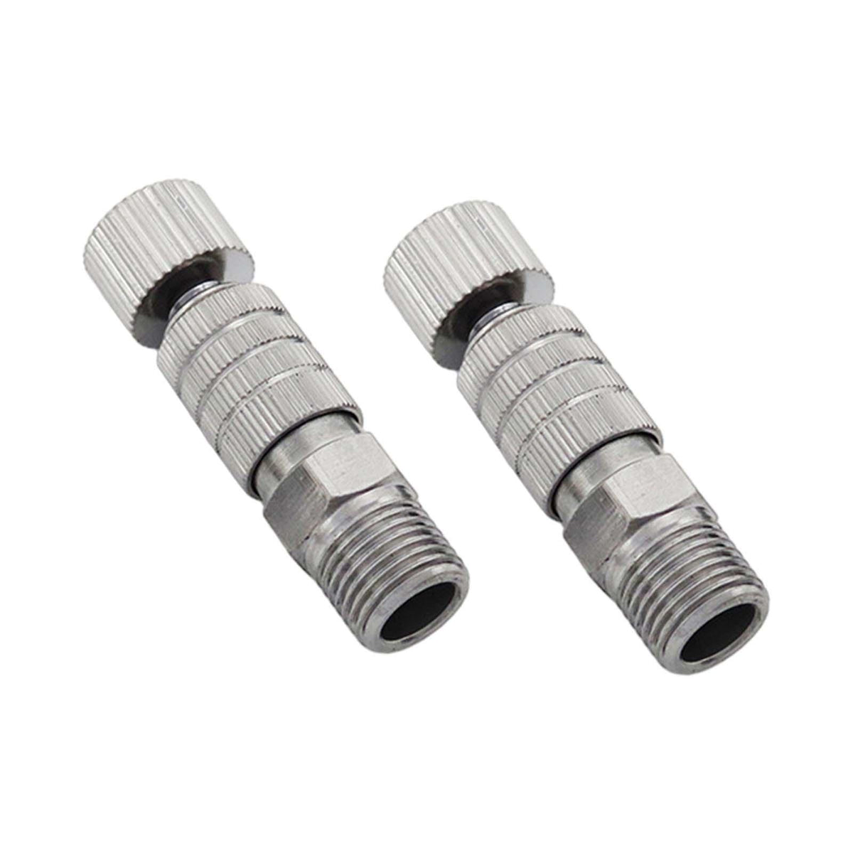 Maxbell 2 Pieces Air Brush Quick Release Coupling Adapter No Rust for Air Compressor Without Valve