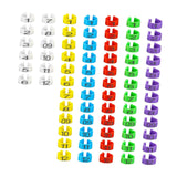 Maxbell 100Pcs Bird Leg Bands Bird Identification Leg Bands for Small Poultry Quails