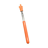 Maxbell Telescopic Teacher Pointer Portable Hand Pointer for Conference Presentation Rubber Cover Orange