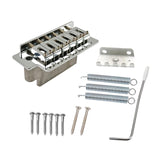 Maxbell Guitar Tremolo Bridge Metal Musical Instruments Parts for Practice Repairing silver