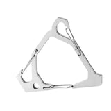 Maxbell Triangle Hanger Hook Portable Tent Light Hanger for Camping Outdoor Survival Argent