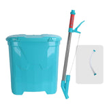 Maxbell Backpack Carrying Granular Fertilizer Spreader Sturdy Fertilizing Tool Style D