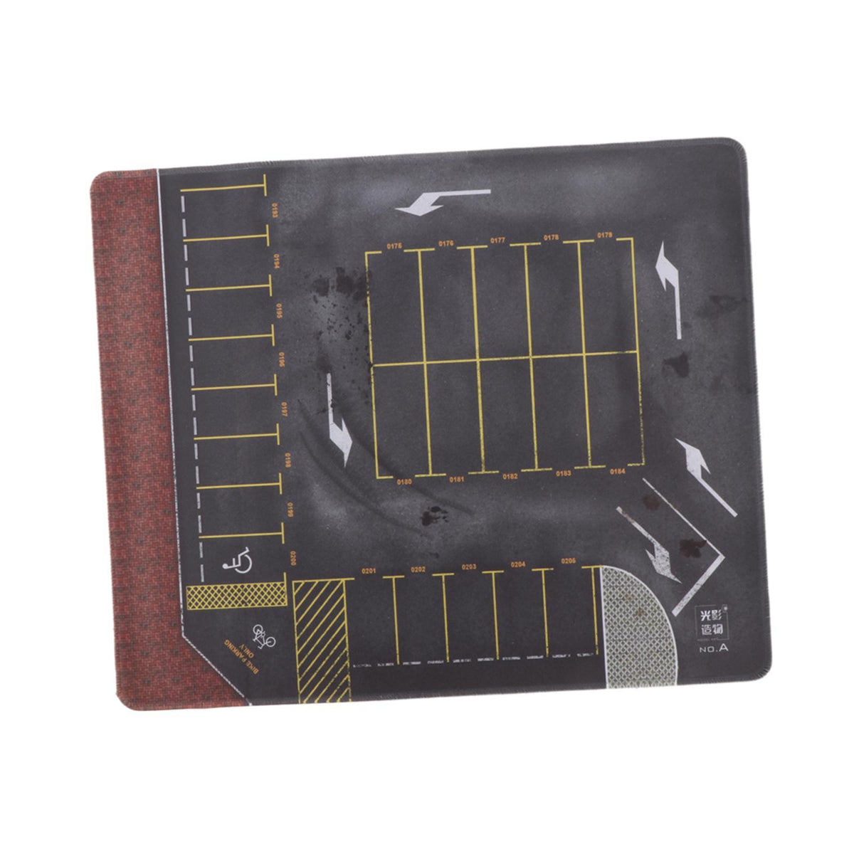 Maxbell 1/64 Scale Parking Lot Car Scene Mat Layout Mouse Pad Diorama Model Building