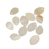 Maxbell 24 Pieces Natural Shell Charm Beads Jewelry Findings Accessories