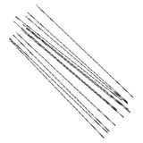 Maxbell 12 Pieces Scroll Saw Blades Manual Cutting Tools for Crafts Carpentry Sawing Diameter 1.05mm