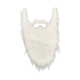 Maxbell 3xLong Beard Costume Adult Kids Dwarf Gnome Beard for Festive Party Supplies White