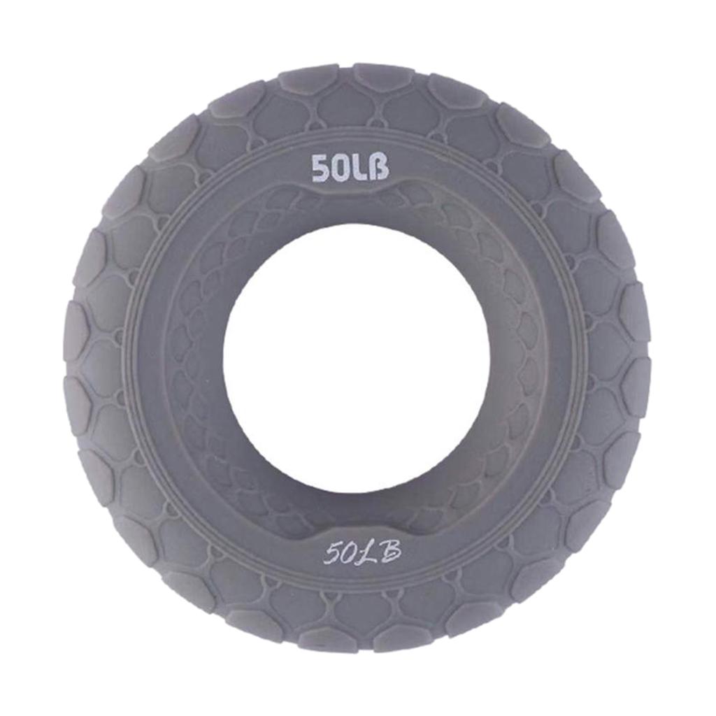 Maxbell Maxbell 50LB 3"Hand Strength Finger Grip Muscle Power Training Ring Exerciser Gray