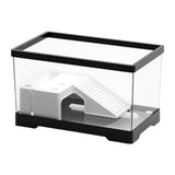 Maxbell Turtle Tank Bottom Drainage Terrapin Tortoise Enclosure Starter Indoor Decor Medium Black