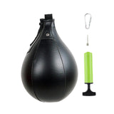 Boxing Speed Bag Hanging Heavy Duty Punch Ball for Fighting Muay Thai Boxing black