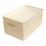 Maxbell Closet Organizer with Handle Multipurpose for Nursery Cabinet Bookcase Shelf 7 grids