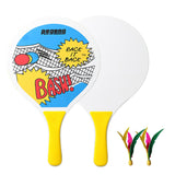 Maxbell Paddle Ball Set Funny Yard Lawn Indoor Outdoor Badminton Set for Adults Kids