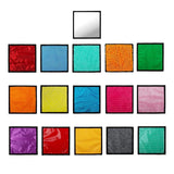 Maxbell 16Pcs Textured Sensory Mats Sensory Pads for Aged 3 to 6 Children Fine Motor