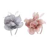 Maxbell 2x Lady Flower Fascinator Hat 1920s Gatsby Bridal Headband Cocktail Party