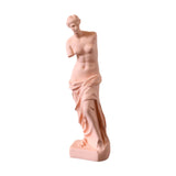 Maxbell Nordic Art Statue Art Ornament Sculpture for Countertop Furnishings Entryway pink