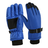 Maxbell Kids Winter Gloves Thick Keep Hand Warm Ski Gloves for Children Water Sports Blue