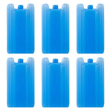 Maxbell 6 Pieces Ice Packs Reusable Rectangular Ice Blocks for Hiking Travel Camping