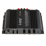 Maxbell Maxbell Lepy Hifi Stereo Power Digital 2x45W 2 Channel Amplifier with 3.5mm Audio Input for iPhone Computer MP3 Black