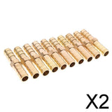 Maxbell 2x10 Pieces Air Hose Line End Compressor Fitting Connector Quick Release 8mm