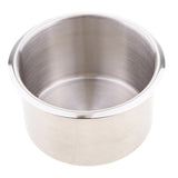 Maxbell 20xStainless Steel Recessed Cup Drink Holder for Marine Boat RV Camper 90x55mm