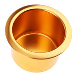 Maxbell 12x Aluminum Alloy Cup Drink Holder for Marine Boat Car Truck Camper RV Gold