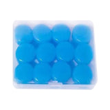 Maxbell 12Pcs Ear Plugs Soft Sound Blocking Ear Plugs for Traveling Concert Studying blue