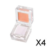 Maxbell 4x 2-in-1 Mini Face Blusher Dual Color for Boy Girl Professional Use Makeup 01