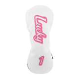 Maxbell Golf Club Head Cover Anti Scratch Fashion Protective Sleeve Golfer Equipment White  A