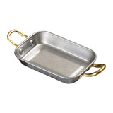 Maxbell Stainless Steel Serving Tray Retro Food Tray for Hamburger Meat French Fries S Retro