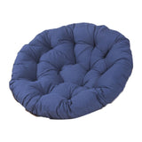 Maxbell Rocking Chair Cushion Wicker Chairs Floor Sunroom Lawn Swing Basket Seat Pad Dark Blue