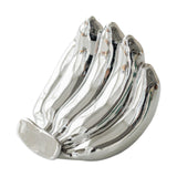 Maxbell Phone Stand Bananas Sculpture Cute Phone Holder for Living Room Wedding Home Silver