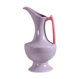 Maxbell Flower Vase with Handles and Spouts Elegant Art for TV Cabinet Wedding Shelf Purple