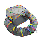 Maxbell Cat Tent with Tunnel Portable Pet Cat Playing Tunnel for Puppy Kitten Small Dog